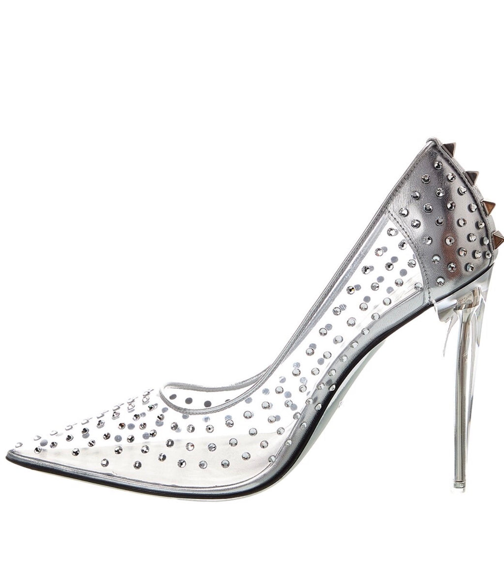 Valentino Garavani Rockstud Spike 110 Crystal Pump — Brand New Never Worn Size 38.5