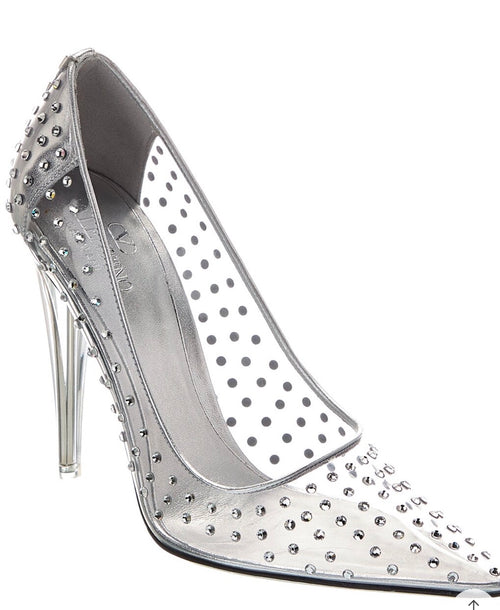 Valentino Garavani Rockstud Spike 110 Crystal Pump — Brand New Never Worn Size 38.5